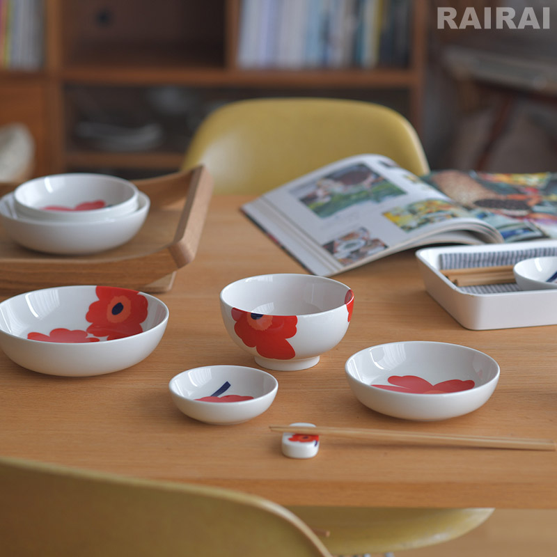 marimekko（マリメッコ） ディーププレート 16cm ウニッコ ホワイト