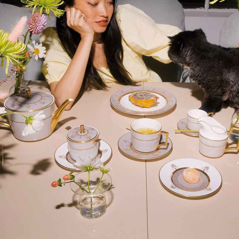 WEDGWOOD（ウェッジウッド） 【紅茶セット付き】 アンセミオン グレイ