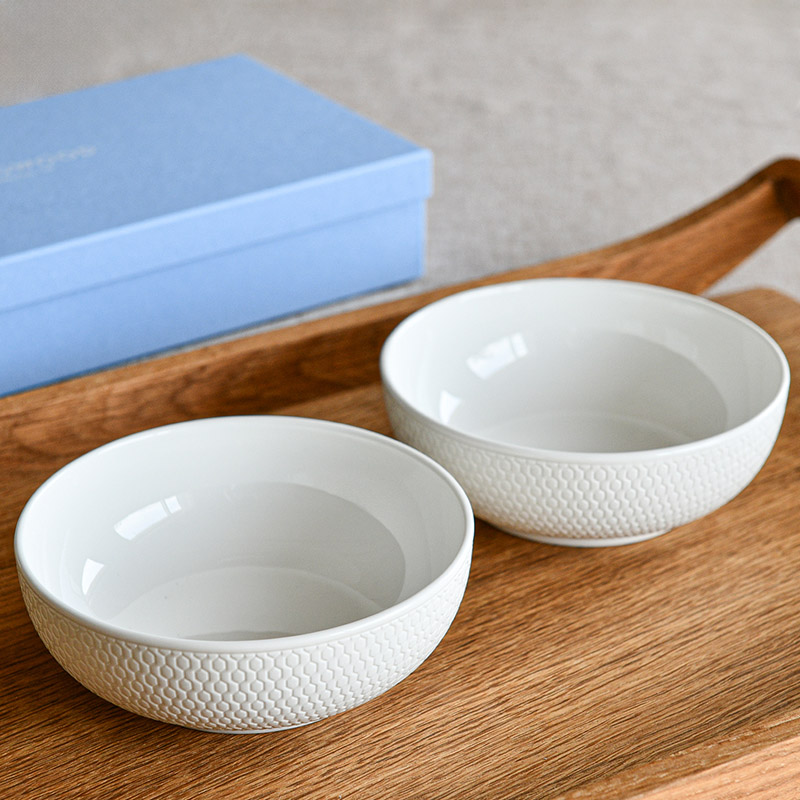 Gio 【紅茶セット付き】 ウェッジウッド ボウル 14cm ペア 2個 ジオ