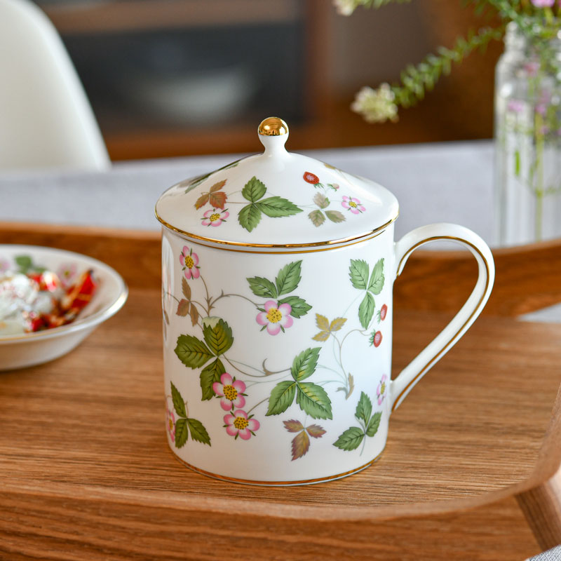 WEDGWOOD（ウェッジウッド） 【紅茶セット付き】 蓋つきマグ L 500ml