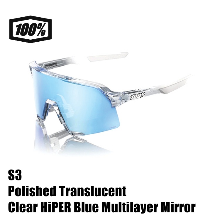 100% ワンハンドレッド S3 Polished Translucent Clear HiPER