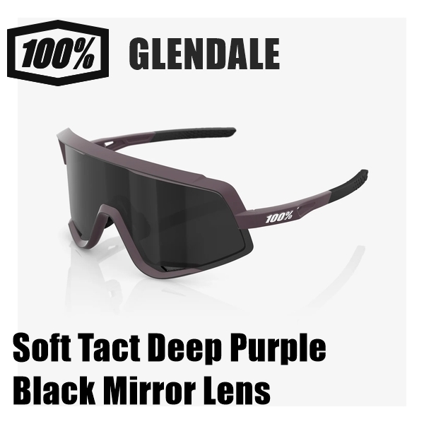 100% ワンハンドレッド GLENDALE Soft Tact Deep Purple Black Mirror 