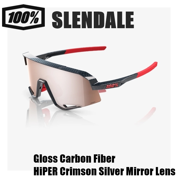 100% ワンハンドレッド SLENDALE スレンデール Gloss Carbon Fiber HiPER Crimson Silver  Mirror Lens サングラス スポーツ 自転車 野球 : 100p-60057-00001 : Cycleroad - 通販 -  Yahoo!ショッピング