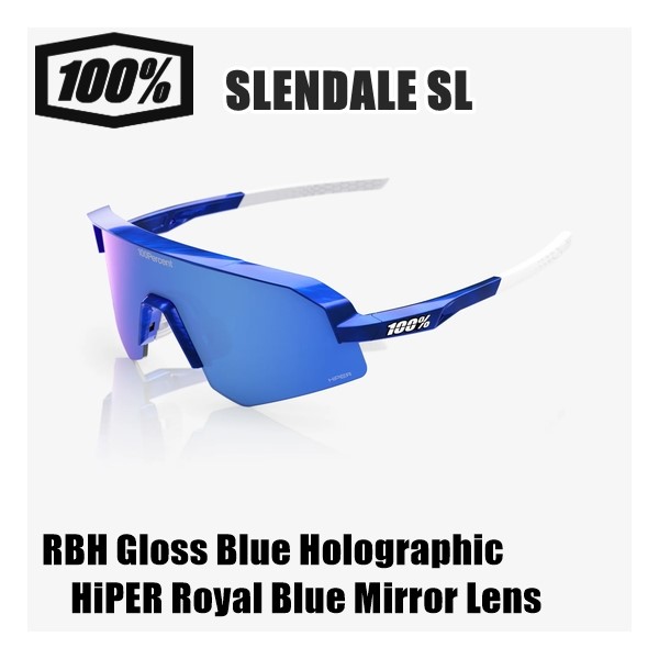 100% ワンハンドレッド SLENDALE SL RBH Gloss Blue Holographic HiPER