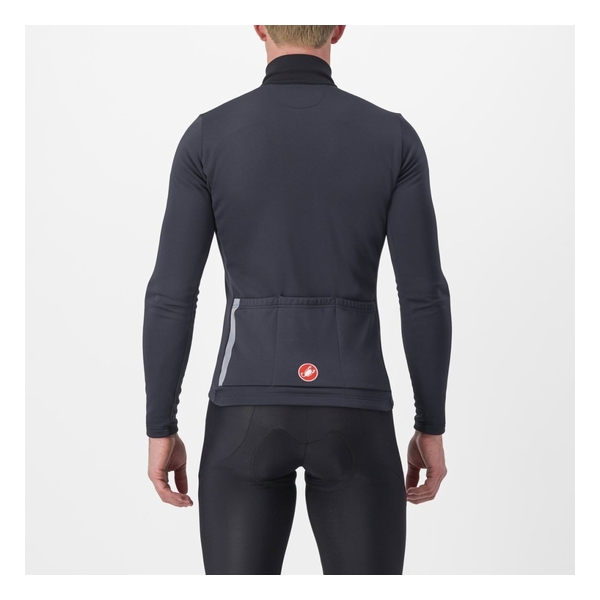 Castelli（カステリ） ENTRATA THERMAL JERSEY LIGHT BLACK/RED