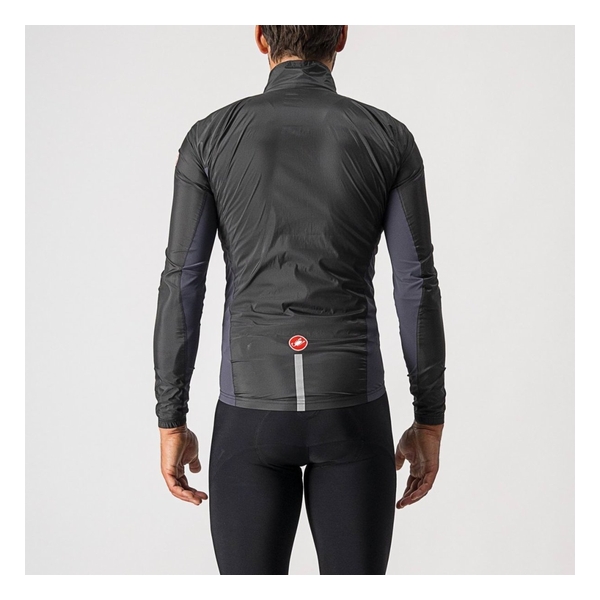 美品 CASTELLI サイクルジャケット ブラック Sサイズ メンズサイクリングジャケット サイクリング メンズ FLY JACK-SEY