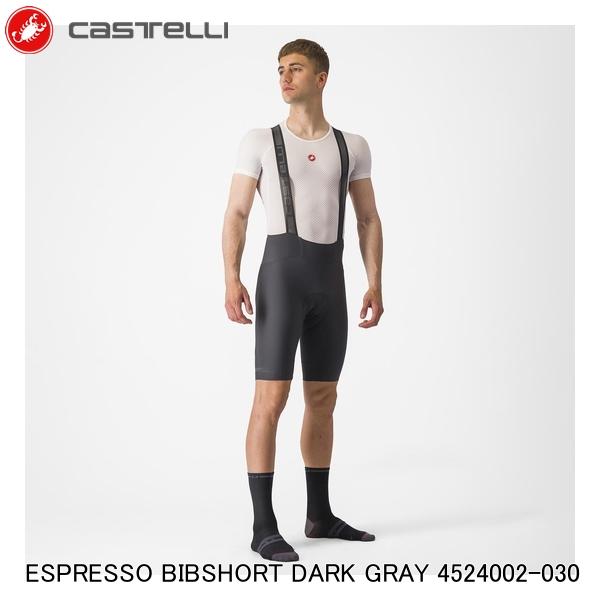 Castelli（カステリ） ESPRESSO BIBSHORT DARK GRAY 4524002-030