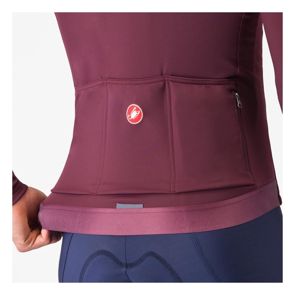 Castelli（カステリ） ESPRESSO THERMAL JERSEY DEEP BORDEAUX 4524508