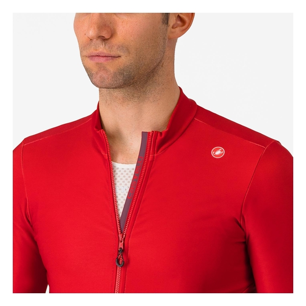 Castelli（カステリ） ESPRESSO THERMAL JERSEY RICH RED 4524508-645