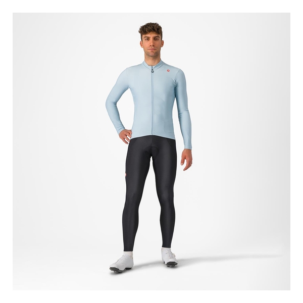 Castelli（カステリ） ESPRESSO THERMAL JERSEY WINTER SKY/DARK GRAY