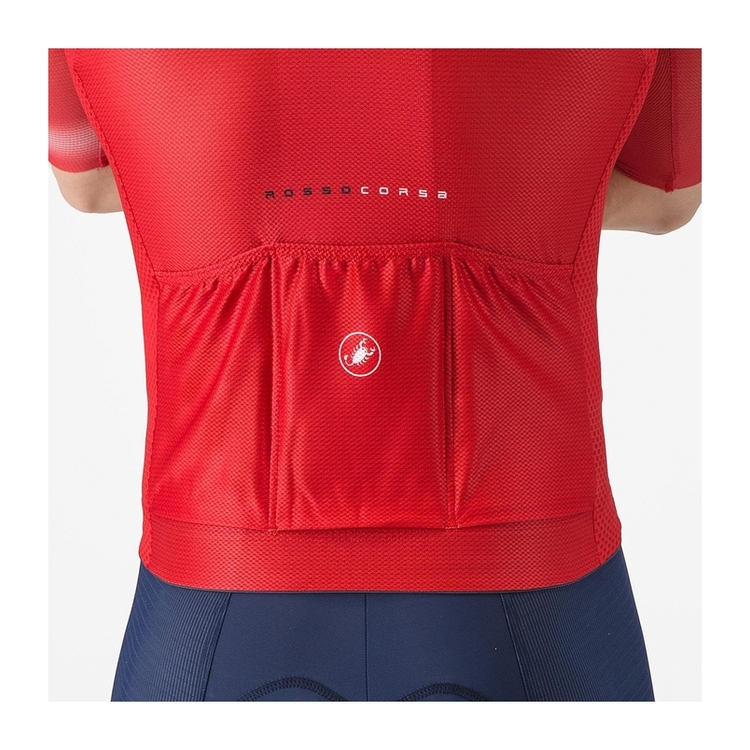 Castelli（カステリ） CLIMBER'S A/C JERSEY RED/BLACK 4525011-023