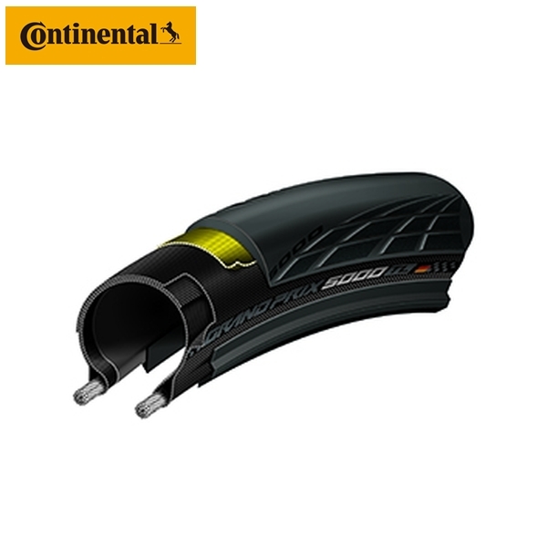 CONTINENTAL コンチネンタル Grand Prix 5000 700x25C Black FB ロード