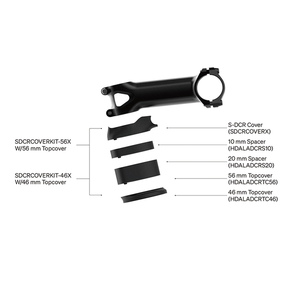 Deda DEDAELEMENTI デダエレメンティ S-DCR COVER KIT 56mm