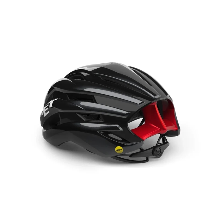 自転車用ヘルメットMET　TRENTA MET メット TRENTA MIPS BLACK RED GLOSSY 自転車用 ロードバイク