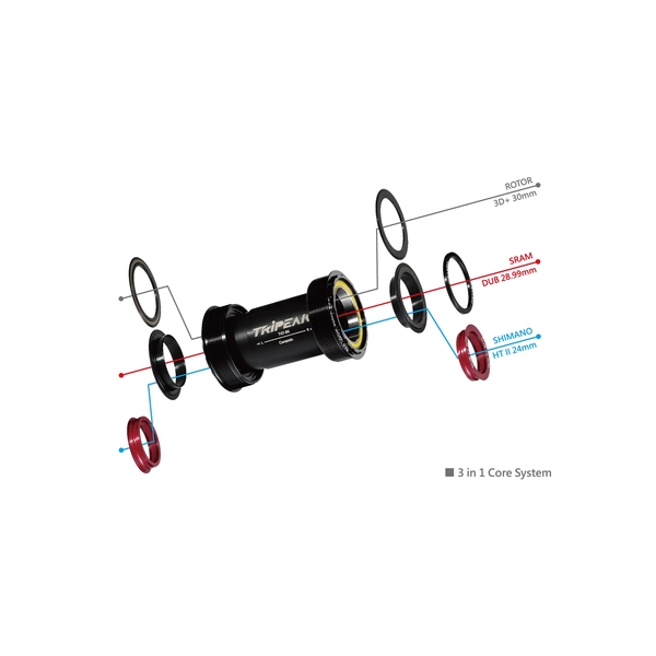 TRIPEAK トライピーク JETSTREAM PRO G3 CERAMIC COATED BB SET ITA