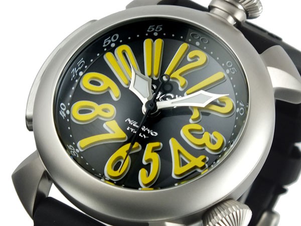 当店在庫してますのガガミラノ Gaga Milano Diving 自動巻き 腕時計 5040 2blk Rubber ブラック 最新人気 の