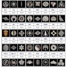 家紋刺繍データーのバラ売り