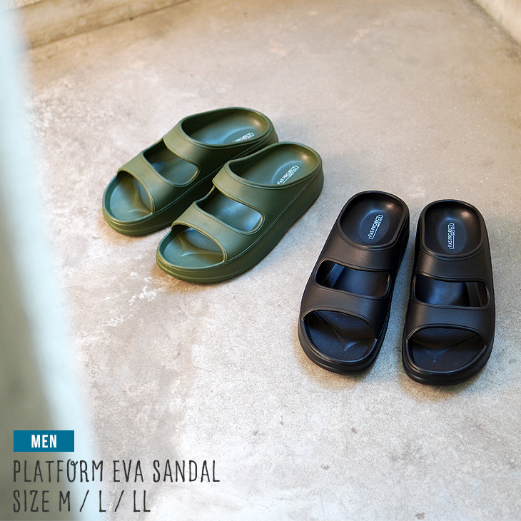 23cm　厚底スポーツサンダル　ビーチサンダル sy21025b_cl.jpg