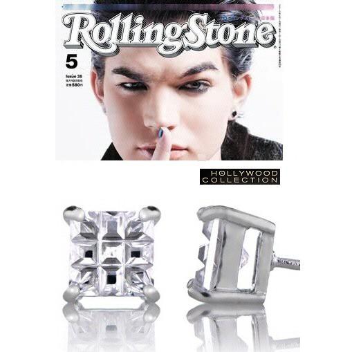 Yahoo! Yahoo!ショッピング(ヤフー ショッピング)メンズ ピアス ダイヤモンド スタッド  片耳 チェッカーボートカット アダムランバート コレクション