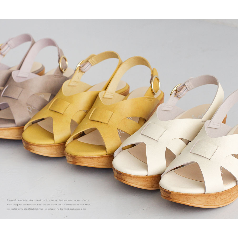 【極美品】YELLOイエロー　スニーカーサンダル　ウェッジソール　XL 25.5 大感謝セール】 極美品】YELLOイエロー XL ウェッジソール
