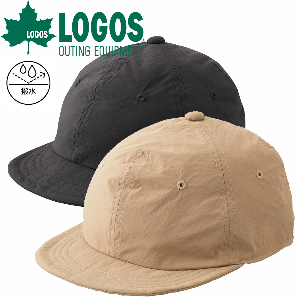 ロゴス CAMP LOGOS ３パネルキャップ キャップ レディース ブランド ロゴ おしゃれ 帽子 メンズ ワークキャップ 黒 ブラック ベージュ 撥水 軽量 サイズ調整｜celeble