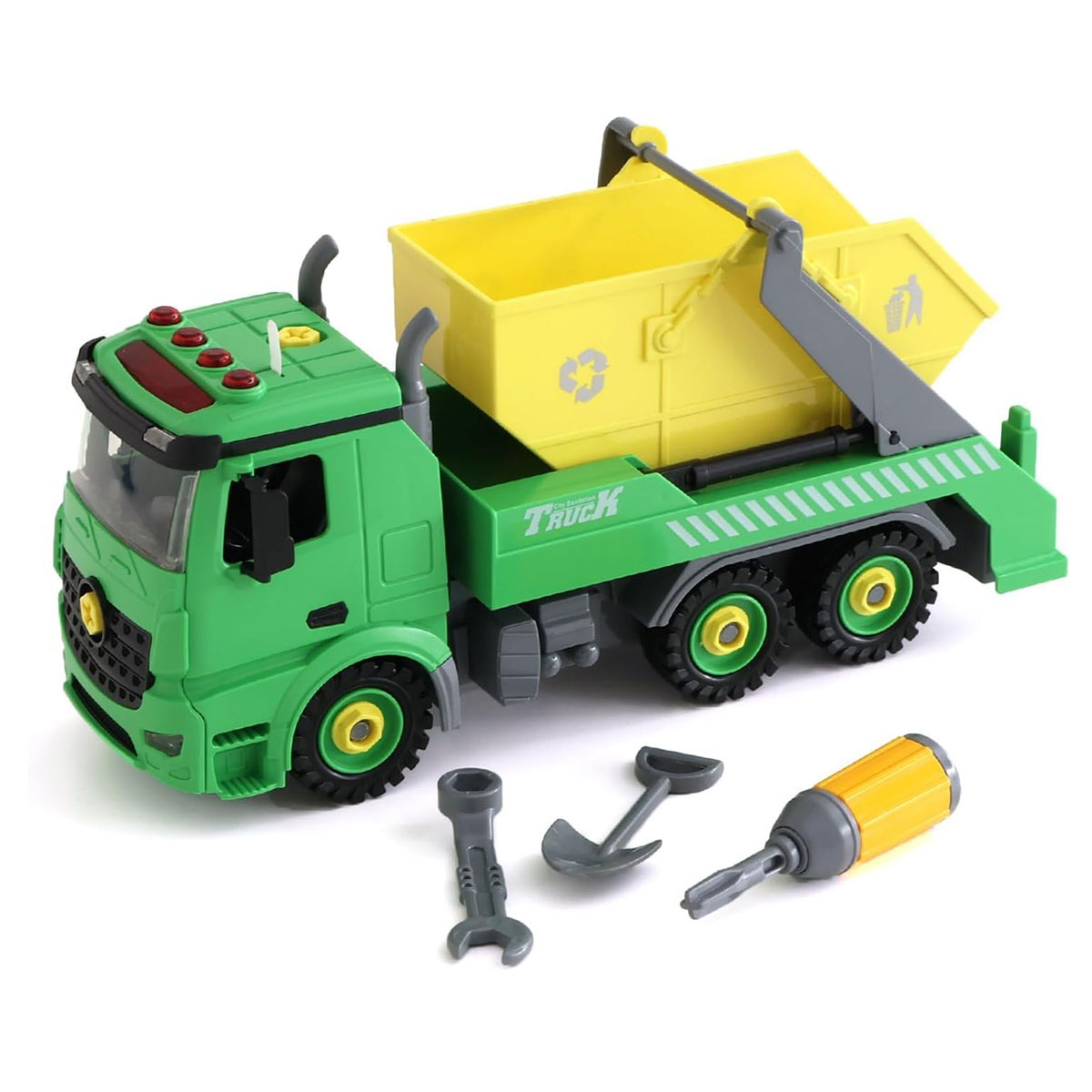 おもちゃ 働く車 組み立てDIY ブルドーザ ショベルカー 乗り物 ネジ