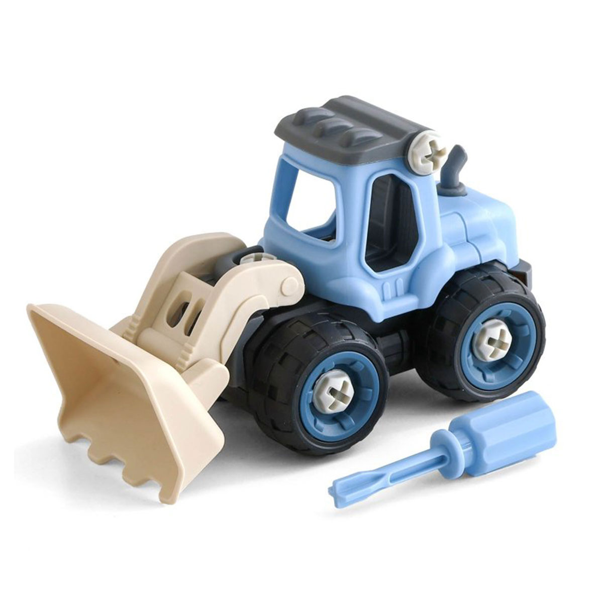 おもちゃ 働く車 はたらくくるま 組み立て DIY 重機 ホイールローダ