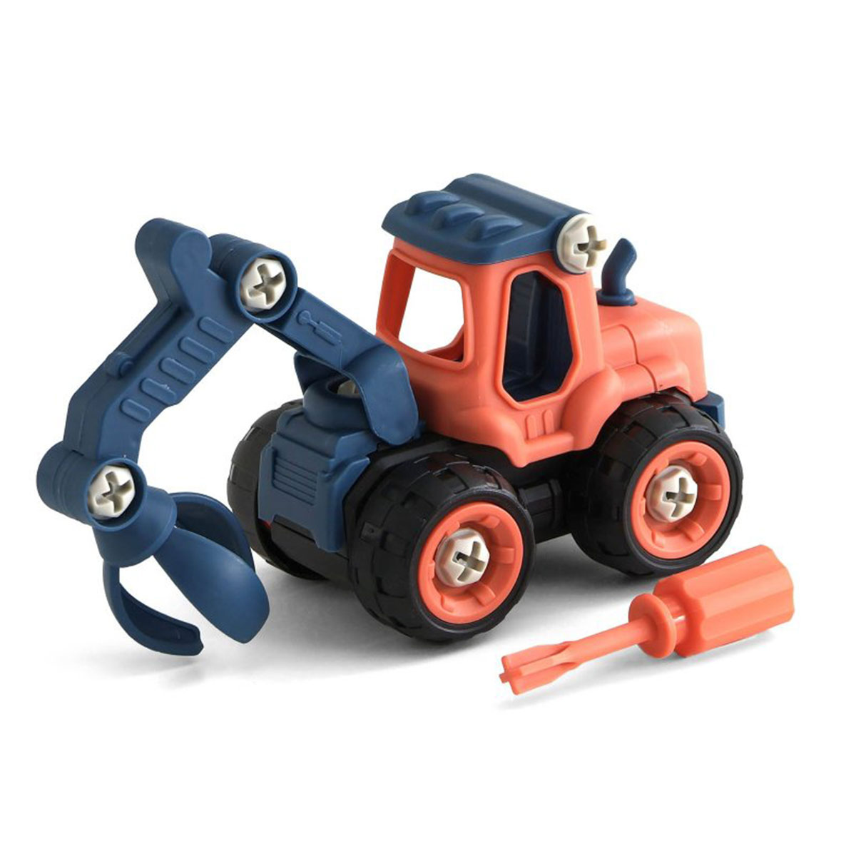 おもちゃ 働く車 はたらくくるま 組み立て DIY 重機 ホイールローダ