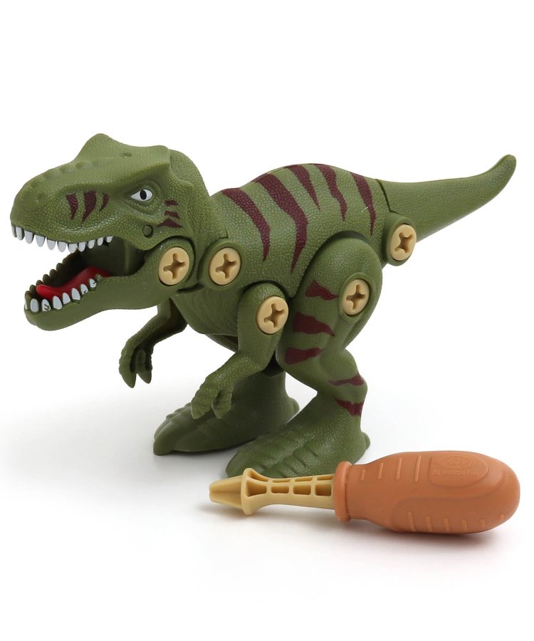 おもちゃ 恐竜 ダイナソー ドライバー DIY 立体パズル 室内遊び 組み立てタイプ 分解 知育玩具 ネジ DIY TOY DINOS 6941173｜celeble｜05