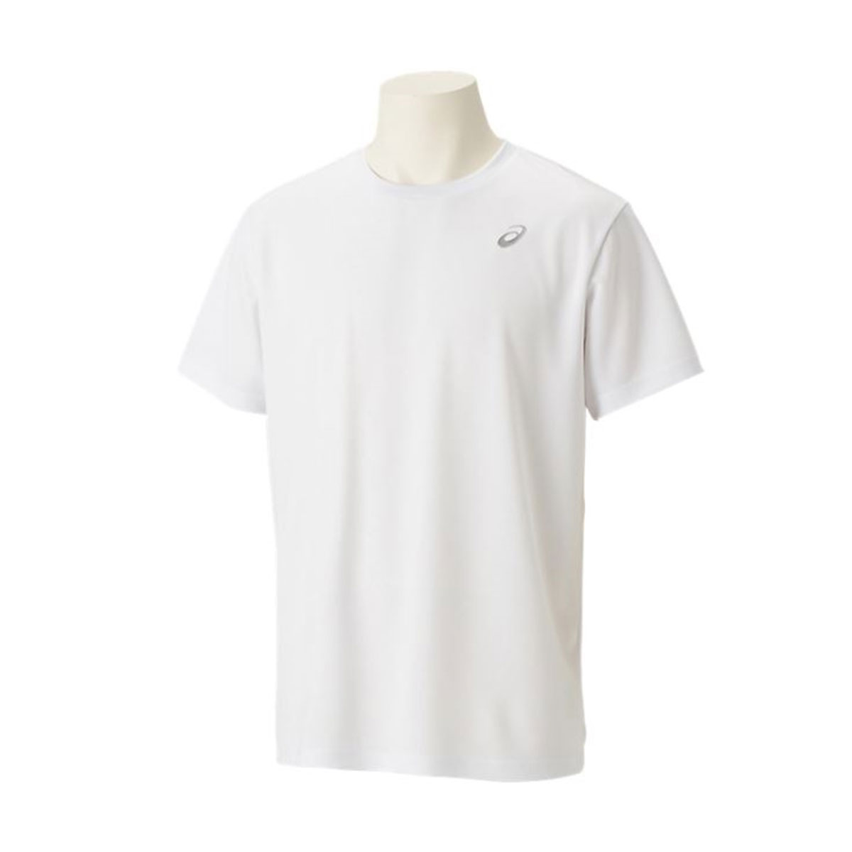 ASICS アシックス Tシャツ メンズ 半袖 吸汗 速乾 ロゴ 黒 ブラック 白 