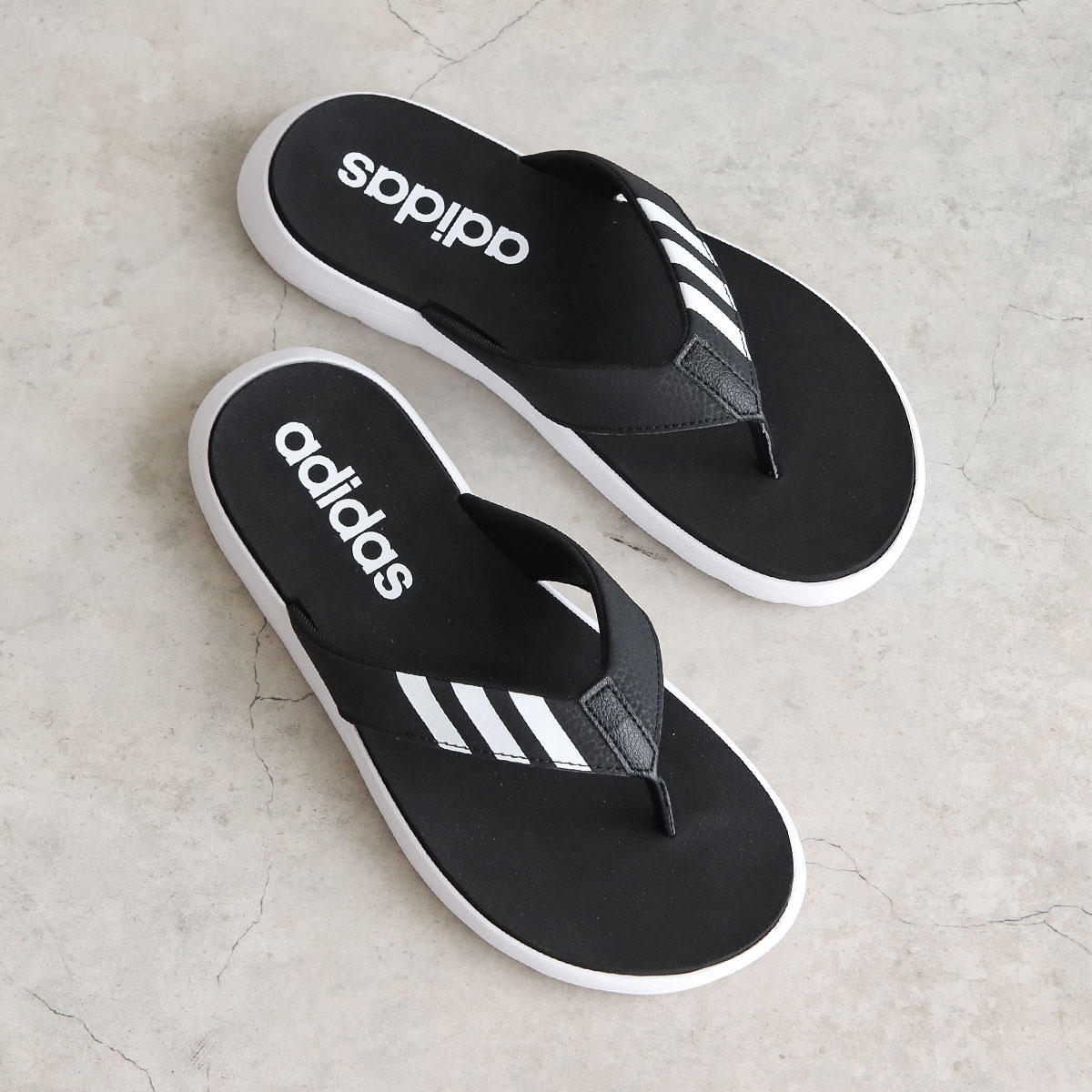 アディダス メンズ サンダル ビーチサンダル フリップサンダル 黒 ブラック adidas CF FLP SANDAL M EG2069 FY8654｜celeble｜02