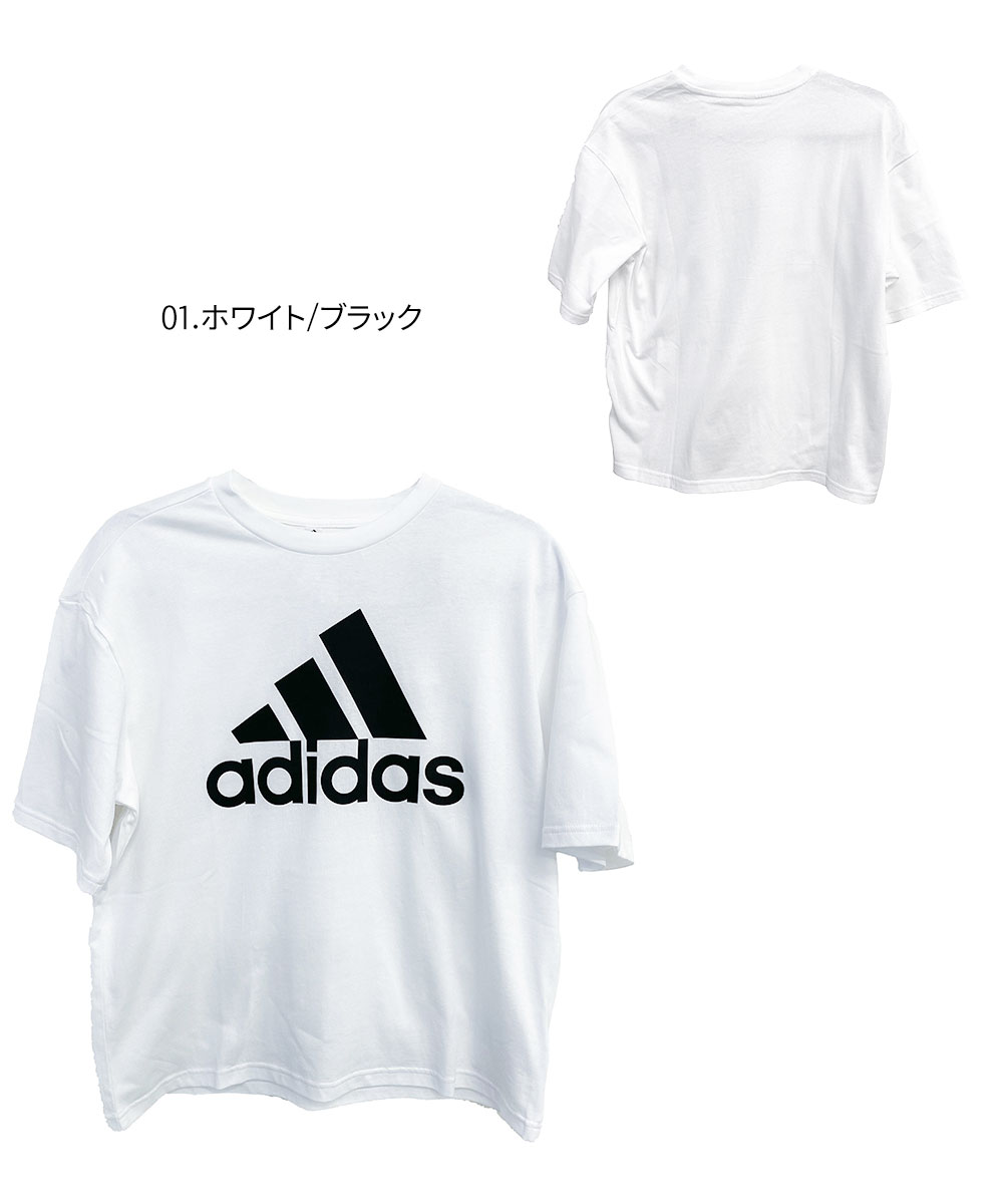 アディダス W ESS ビッグロゴ BF tシャツ レディース 半袖 スポーツ ブランド 綿 黒 白 半袖tシャツ トップス ADIDAS enl36｜celeble｜09