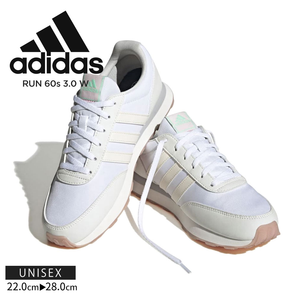 アディダス トレーニングシューズ RUN 60s 3.0 W レディース 学生 通学 運動靴 白 ホワイト adidas RUN 60s 3.0 W｜celeble｜02