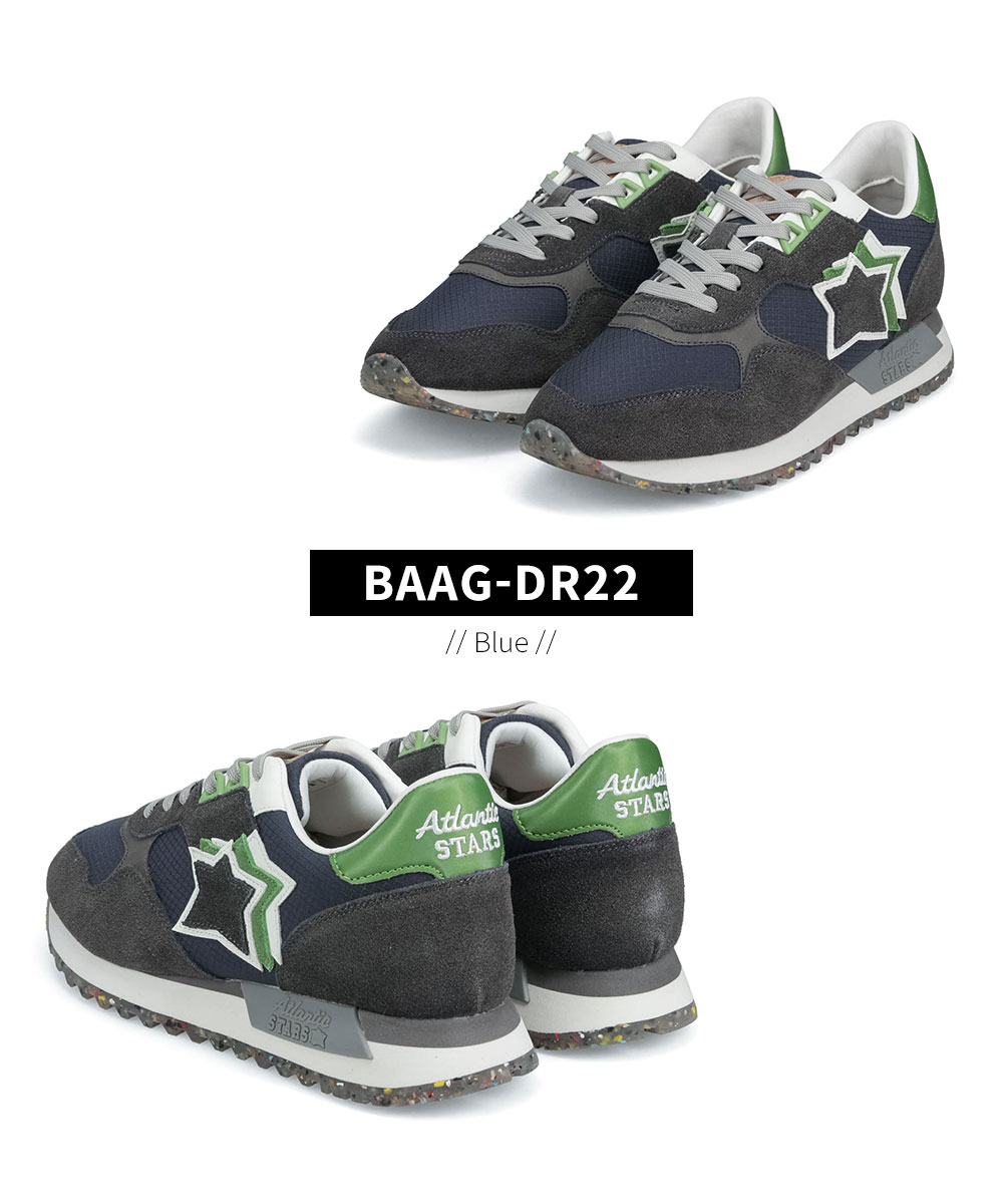 新品未使用品 Atlantic Stars ホワイト スニーカー 44 イタリア Atlantic STARS（アトランティックスターズ） イタリア製 厚底