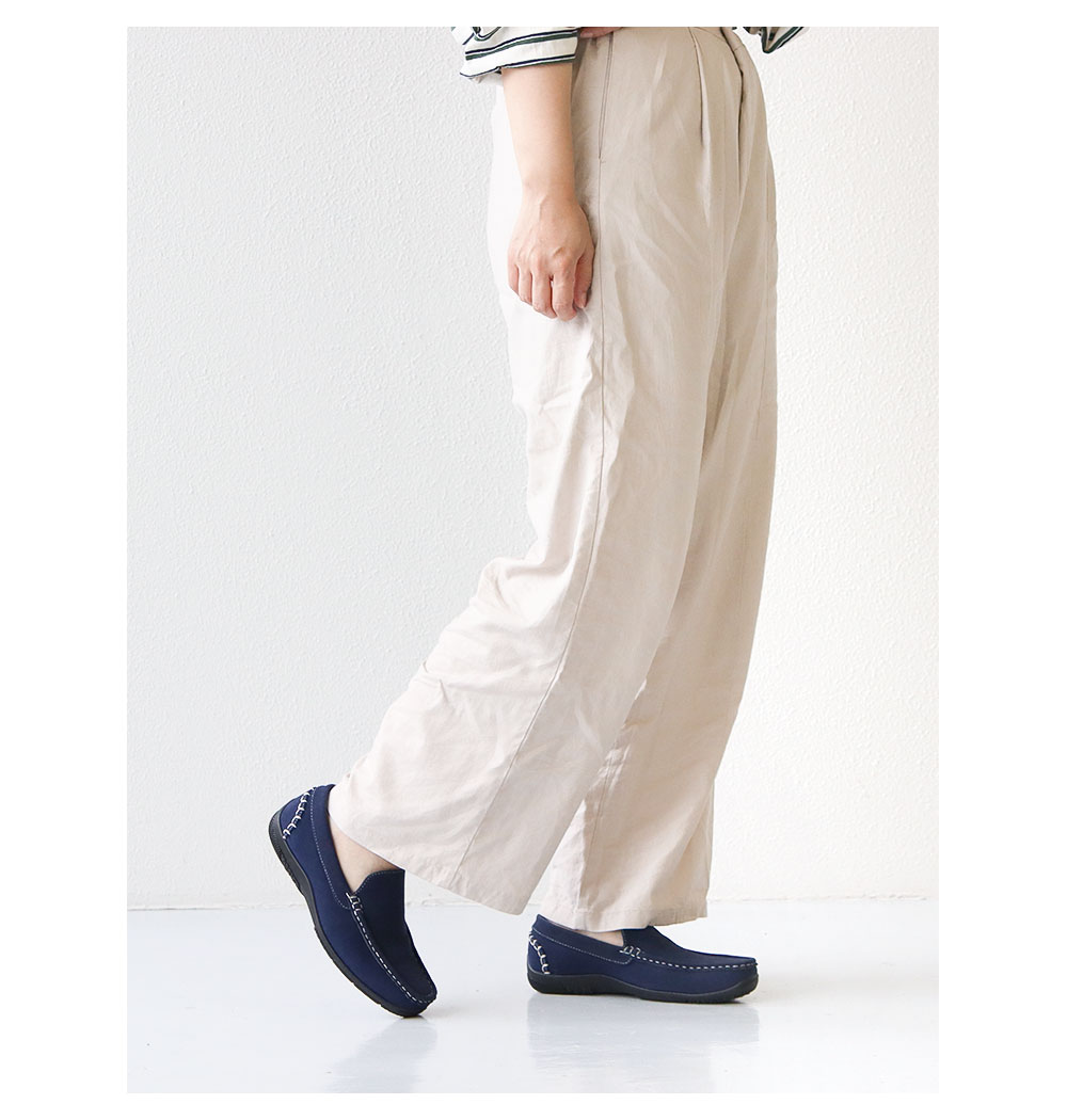 ドライビングシューズ スリッポン ヴァンプ ロ...の詳細画像4