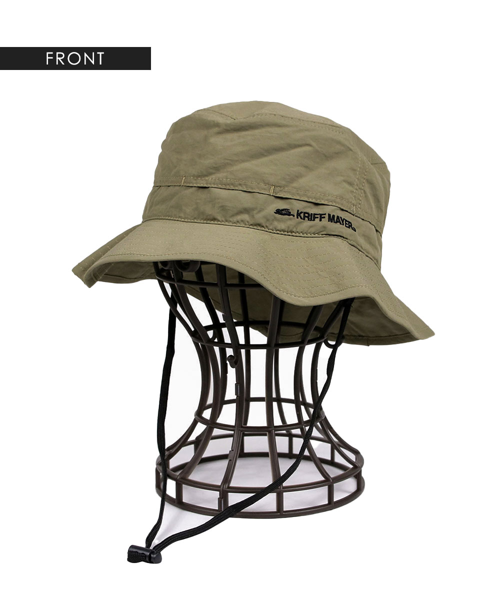 クリフメイヤー 帽子 アウトドアハット メンズ レディース サンシェード付き サファリハット フェス キャンプ ブラック ベージュ カーキ 1560