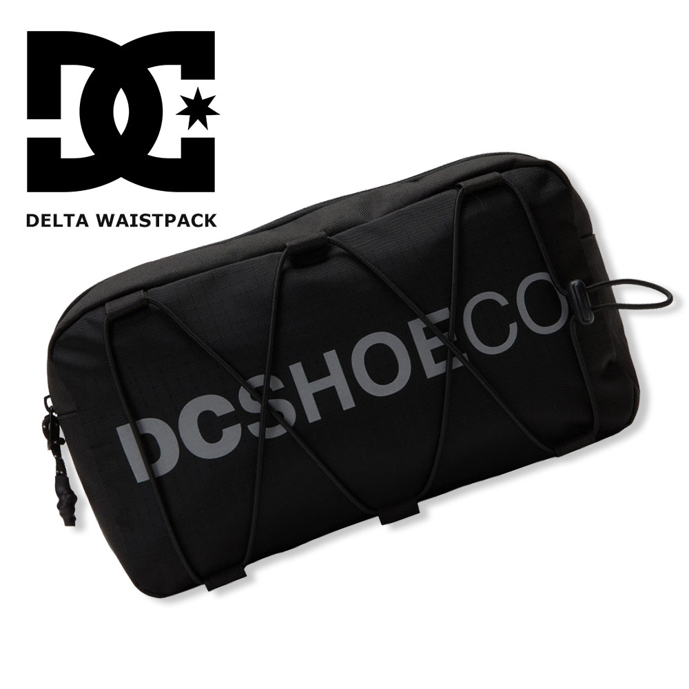 ディーシー ウェストバッグ メンズ レディース ウエストポーチ 登山 黒 ブラック DC DELTA WAISTPACK DBG234011