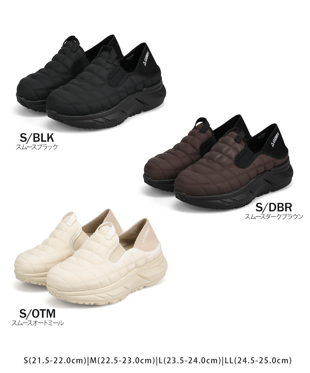 GERRY（ジェリー） モック シューズ レディース 厚底 かかとが踏める