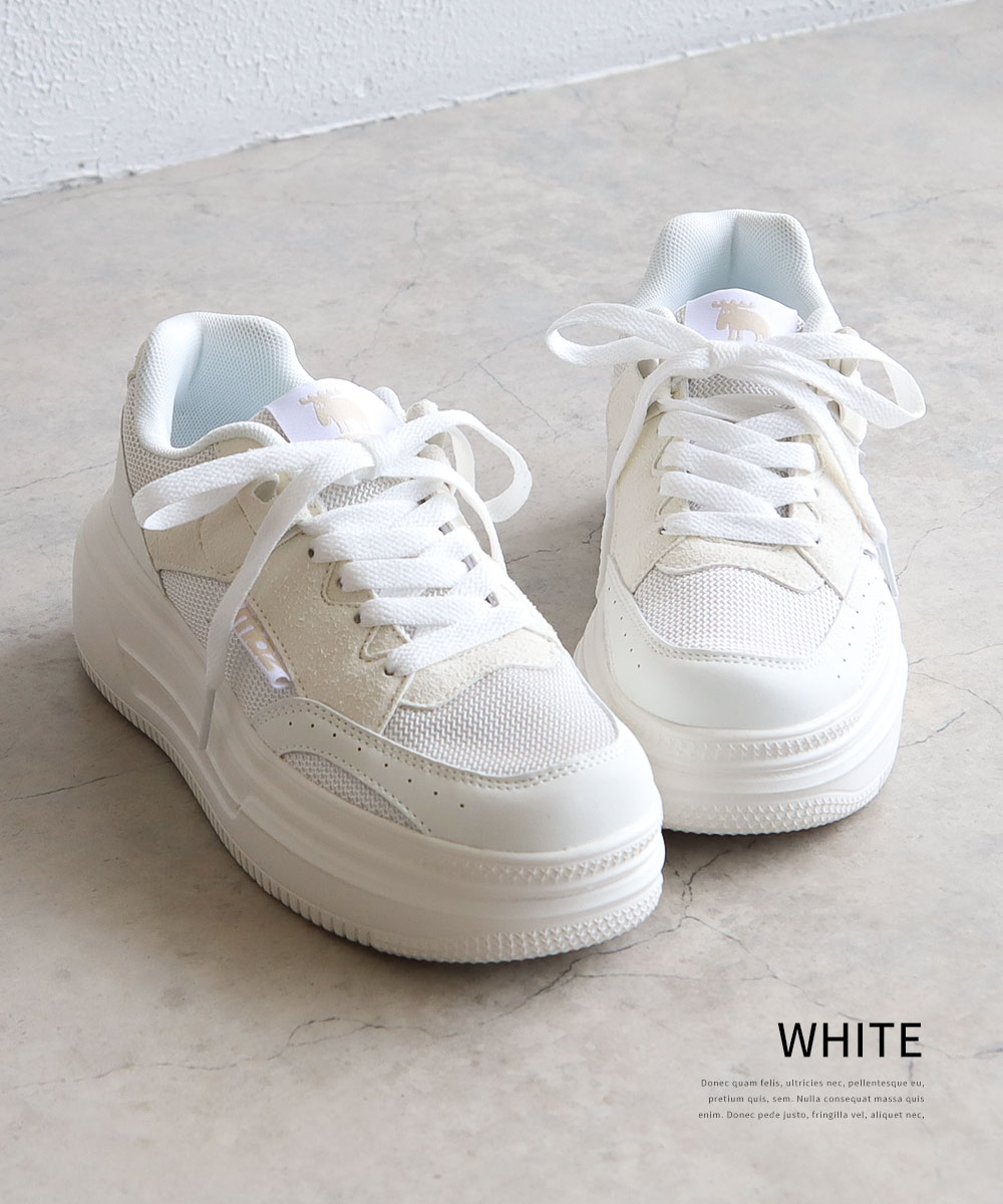 moz（モズ） 厚底 スニーカー レディース ローカット シューズ