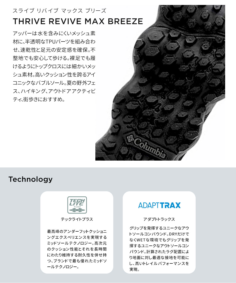 コロンビア スニーカー メンズ メッシュ カジ...の詳細画像3
