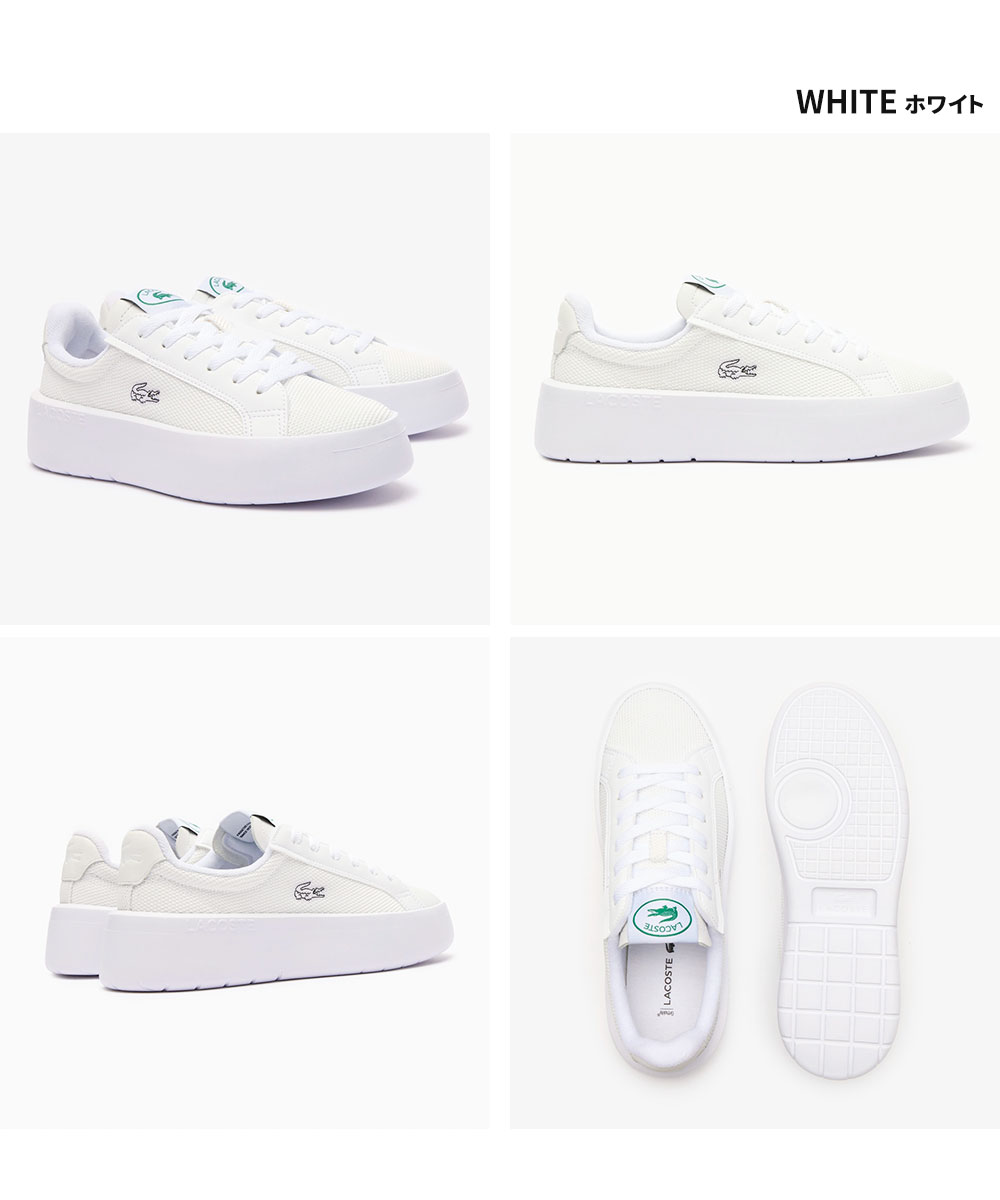 LACOSTE（ラコステ） スニーカー レディース 白 厚底 ローカット