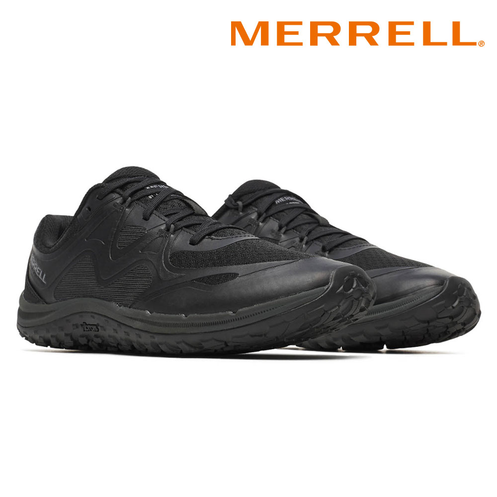 Merrell ブラック トレイルランニングシューズ MERRELL（メレル） スニーカー メンズ トレイルグローブ 8 トレイル