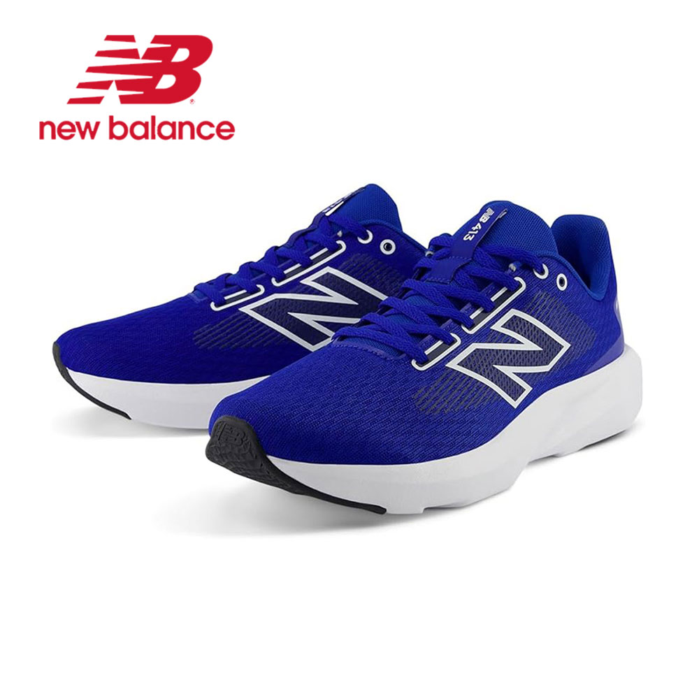 ニューバランス 靴 ランニング メンズ ローカット ウォーキング スポーツ スニーカー ブラック ホワイト ブルー M413 new balance | New Balance | 03
