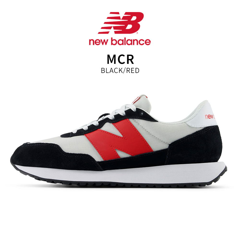 New Balance スニーカー ブラック/ホワイト/レッド　27.5センチ New Balance スニーカー ブラック/ホワイト/レッド 27.5センチ - メルカリ