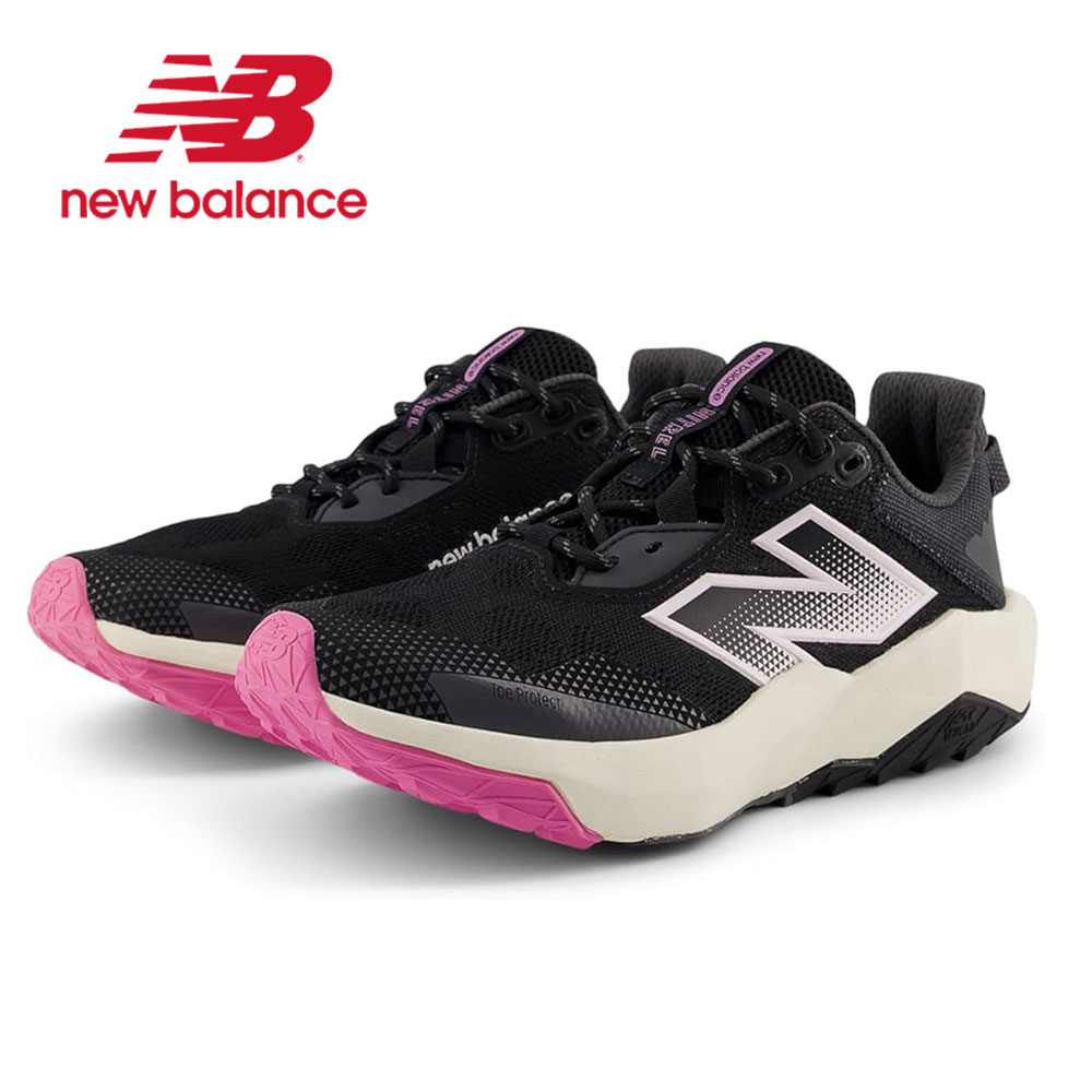 ニューバランス スニーカー レディース ダイナソフトナイトレル 運動靴 黒 白 ピンク new balance DynaSoft Nitrel v5｜celeble