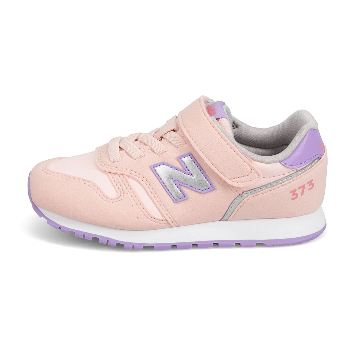 ニューバランス キッズ スニーカー new balance YV373 ゴム紐 ベルクロ