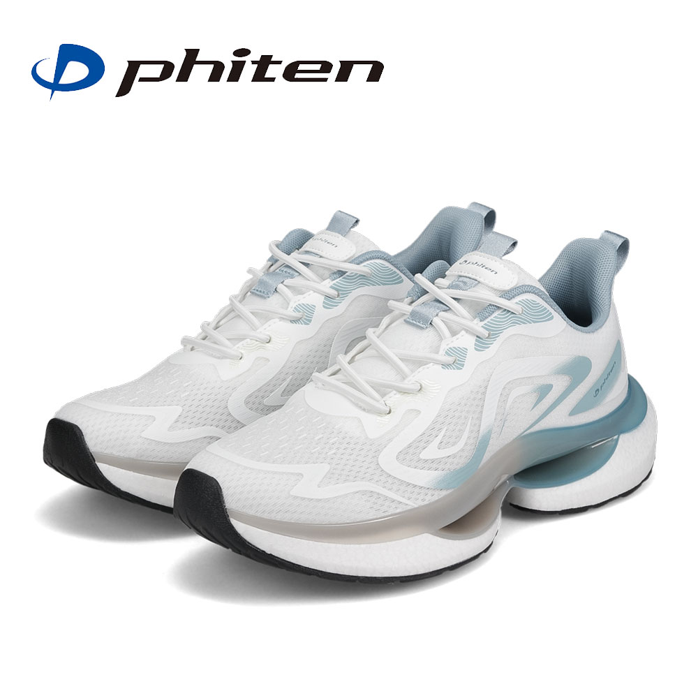 ファイテン スニーカー メンズ リカバリー リラックス シューズ 靴 ウォーキングシューズ 歩きやすい 疲れにくい メタックス 高機能 通気性 軽量 軽い メッシュ ゴム紐 ランニング スポーツ 黒 ブラック ブルー phiten PHM-010 Phiten（ファイテン） スニーカー メンズ リカバリー 靴 ウォーキング