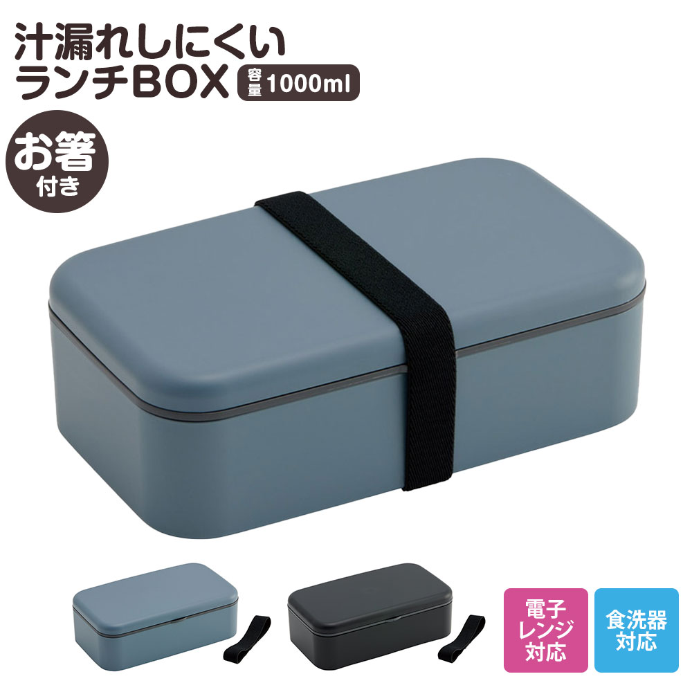 スケーター 弁当箱 箸付き 抗菌 1段 1000ml 仕切り付き 食洗機対応