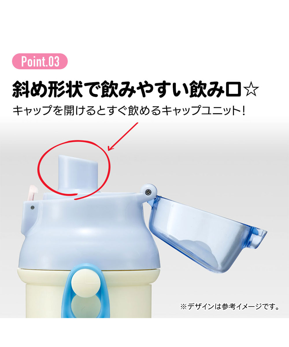 水筒 キッズ 480ml 抗菌 直飲み ワンタ...の詳細画像3