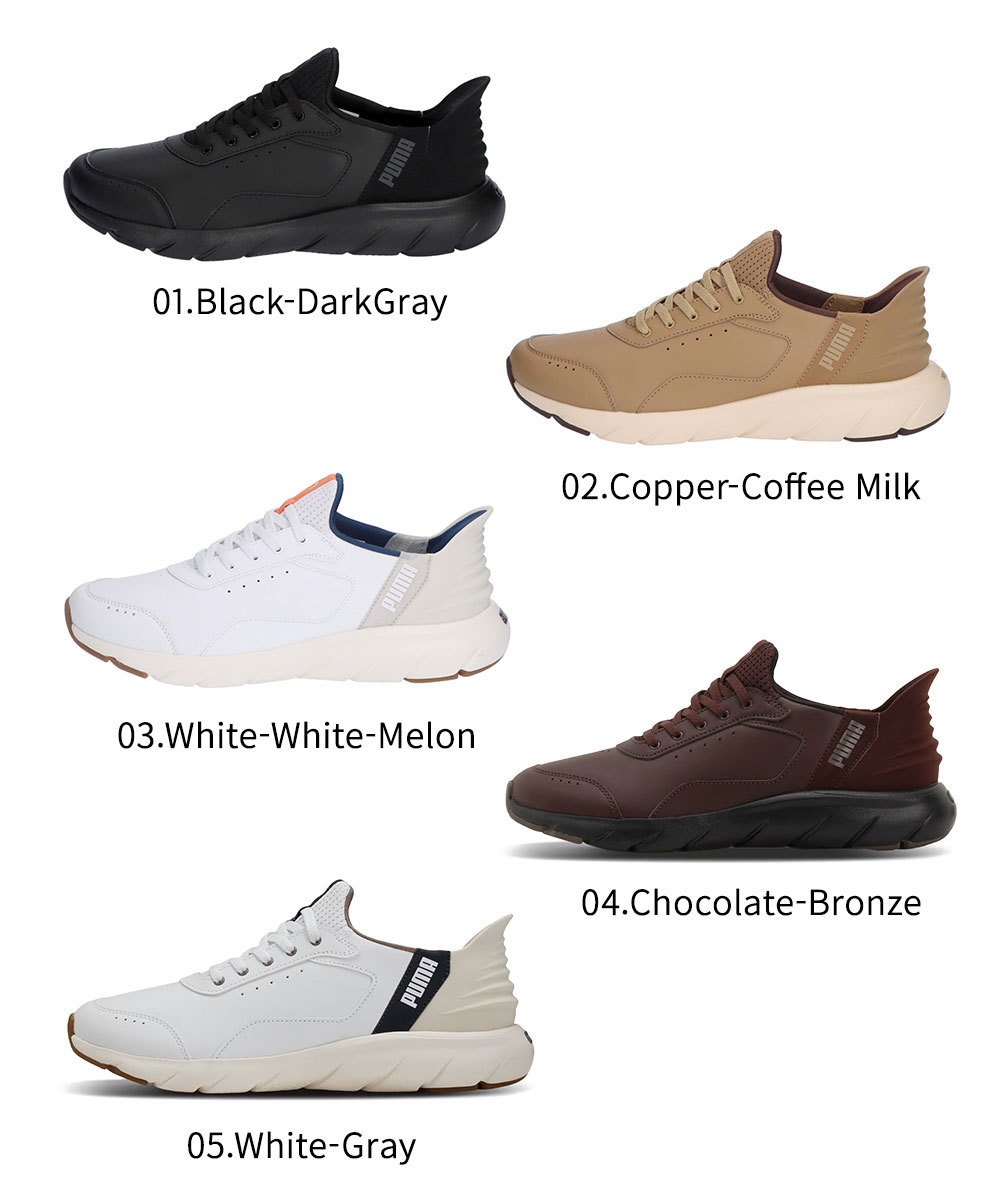PUMA（プーマ） スニーカー レディース スリッポン メンズ スリップ
